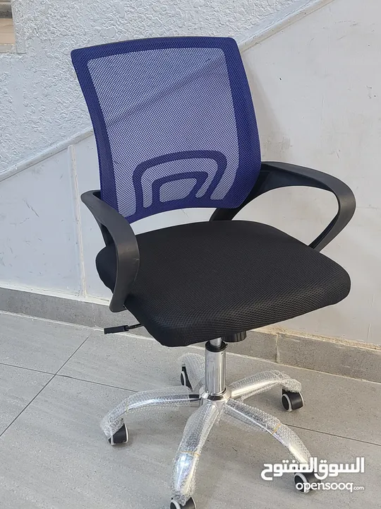 كرسي مساعد مديرشبك بعجلات شامل التوصيل وكفالة سنة  \ Assistant Manager Mesh Chair