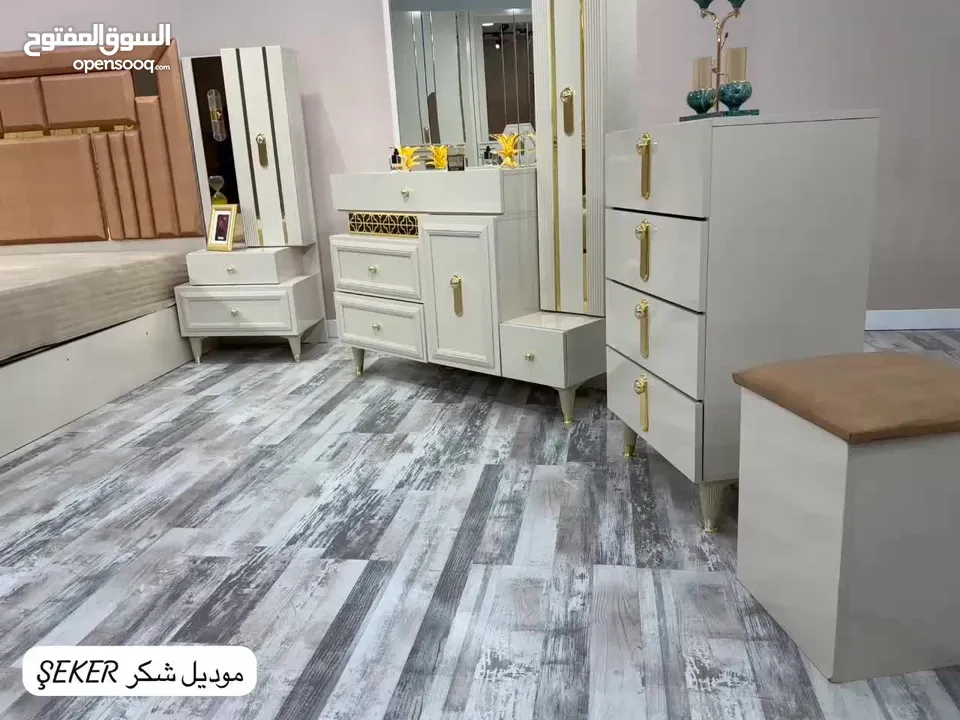 غرفة نوم 10 قطع سعرها مليون و600 الف