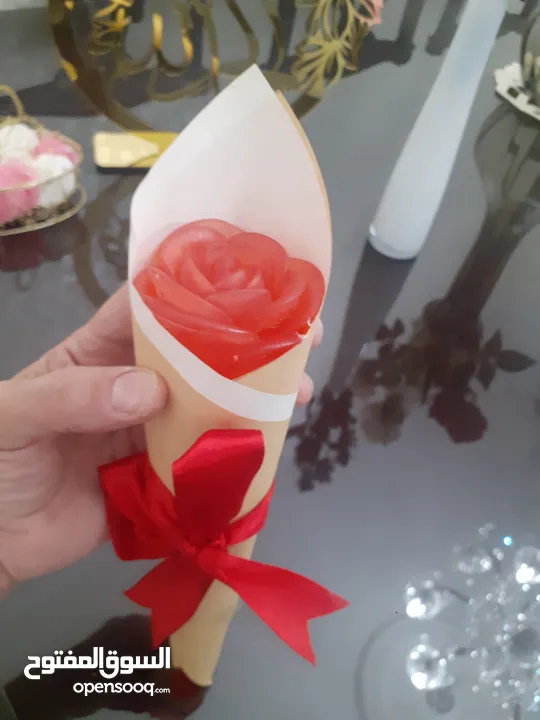 صابون طبيعي  صناعة منزلية شمع معطر