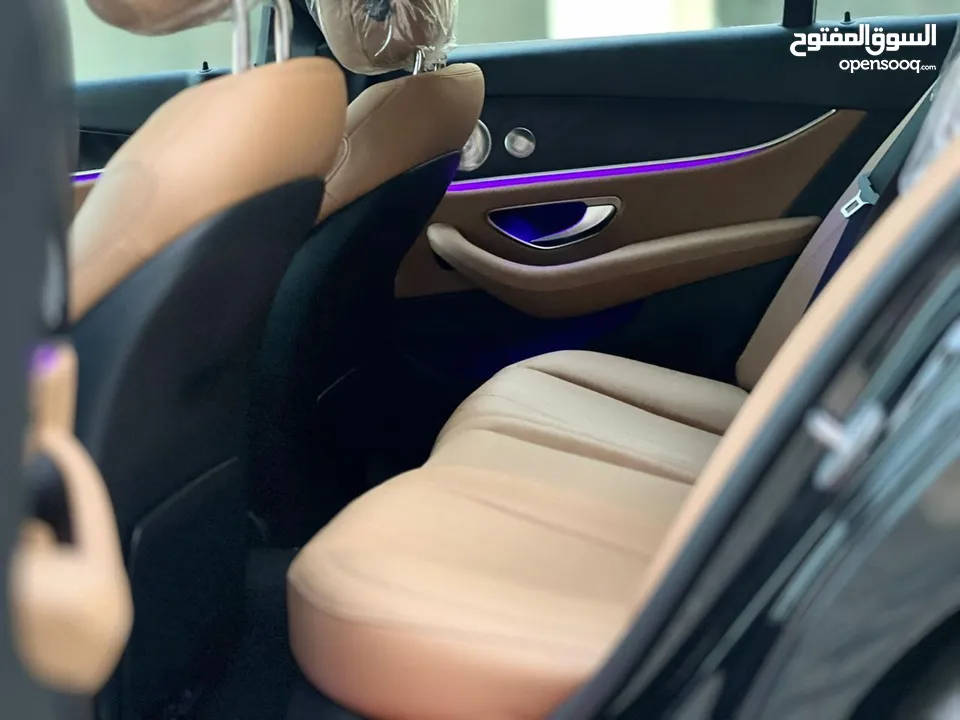 مرسيدس E300 AMG اصل رقم واحد من الداخل زعفراني السياره نظيفه جدا