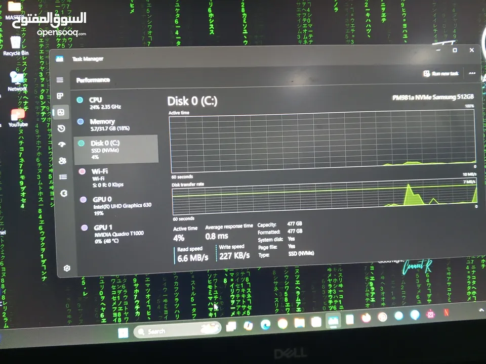 للبيع لتشغيل الالعاب وبرامج التصميم dell precision 5540