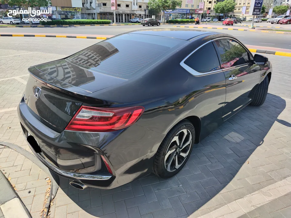 Honda Accord 2.4 coupe 2016 v4   GCC  mileage 186,000