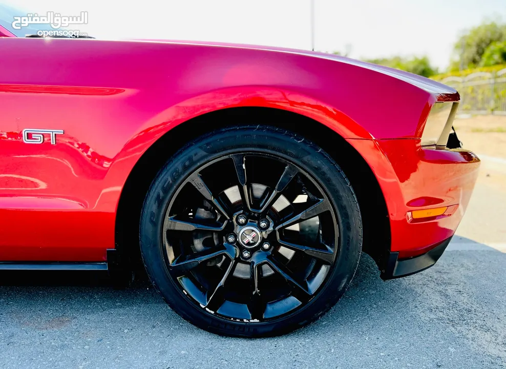 FORD MUSTANG GT 2010 RED GCC WELL MAINTAINED