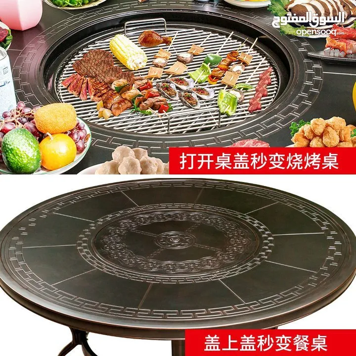 barbecue table tent swing