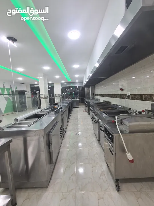 عدة مطعم كاملة للبيع ستانلس طبي كلها للبيع كامل او متفرق