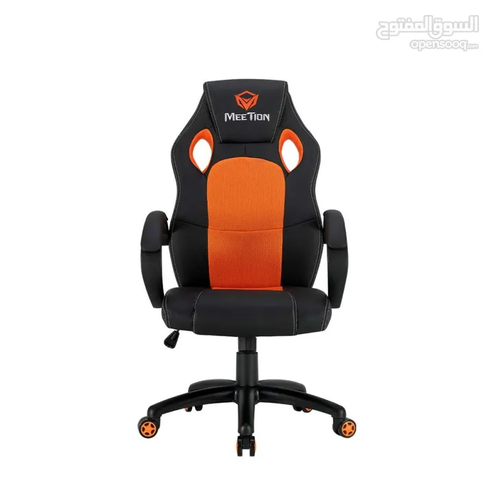 Meetion CHR05 Mesh Gaming E-Sport Chair كرسي العاب ميشن لون برتقالي واسود
