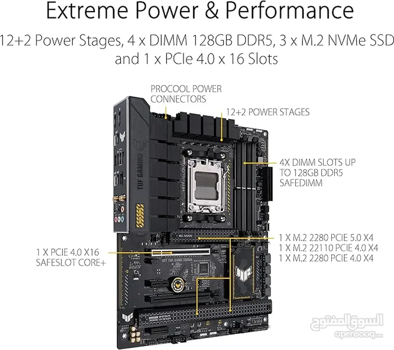 مذربورد ASUS TUF Gaming B650-PLUS