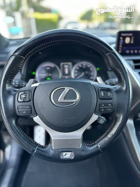 Lexus NX300h 2018 (F-sport) original مالك اول صيانة الوكالة فحص كامل قاطع مسافة 70 الف كم