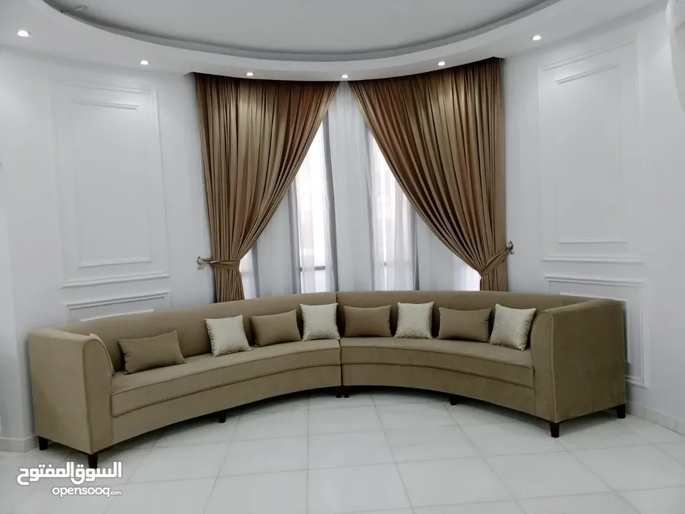 New design sofa and Curtain