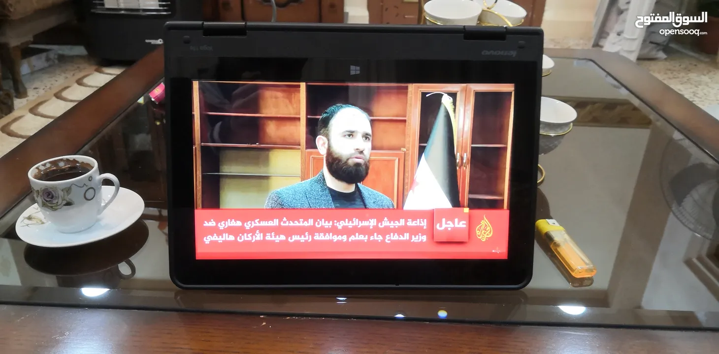لابتوب وتابلت بنفس الوقت ، شاشة لمس قابله للطي 360 درجه (Lenovo pad)؛ حجم صغير