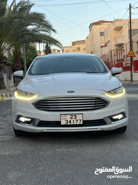فورد فيوجن 2017 سبورت بكج فل كامل مع فتحه مالك واحد ممشى 65 الف بوضع الوكاله