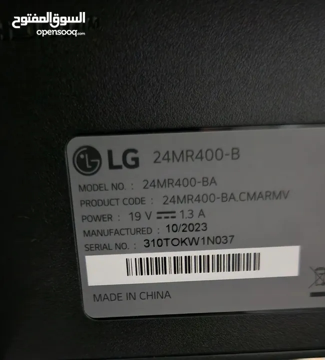 LG 24 INCH LED IPS MONITOR       شاشة lg 100 fps ips