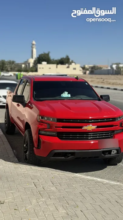 شيفورليه سيلفرادو 2020 RST SILVERADO 5.3 ثمانيه سلندر فورويل وارد بحالة ممتازةة ممشى 9000 فقطططط