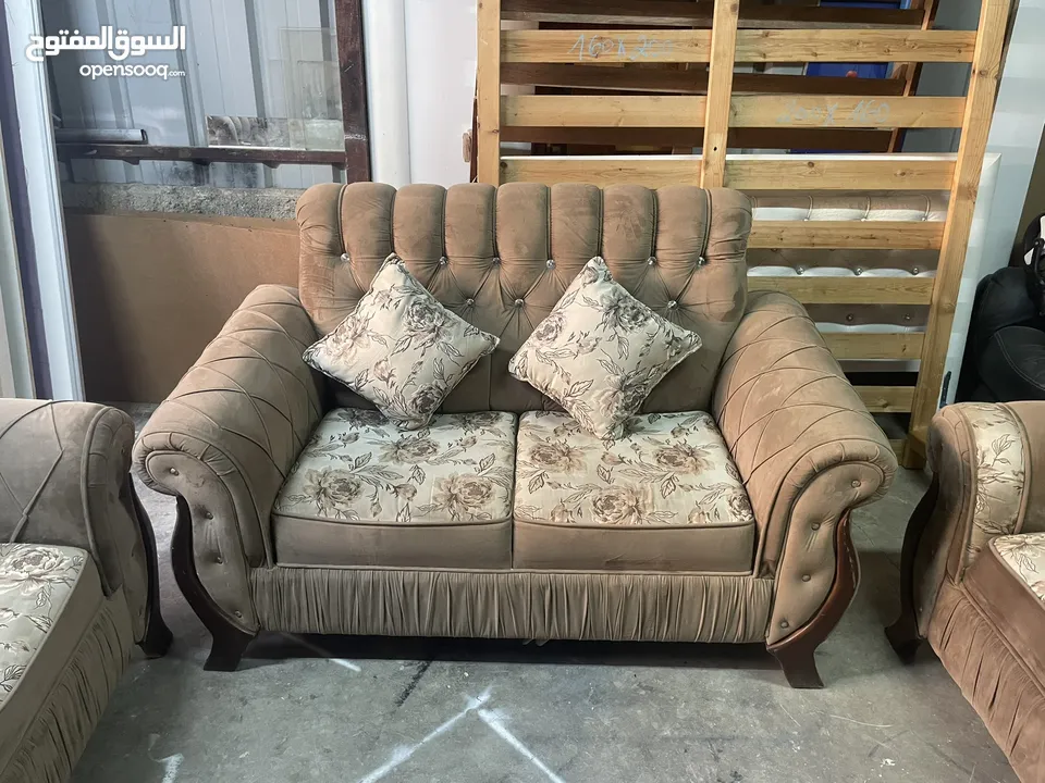 طقم كنب 7 مقاعد تفصيل بسعر حرق بس على 800