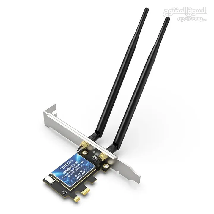 PCI-E واجهة بطاقة الشبكة اللاسلكية واي فاي 6 الألعاب المهنية سطح المكتب بطاقة الشبكة اللاسلكية AX200