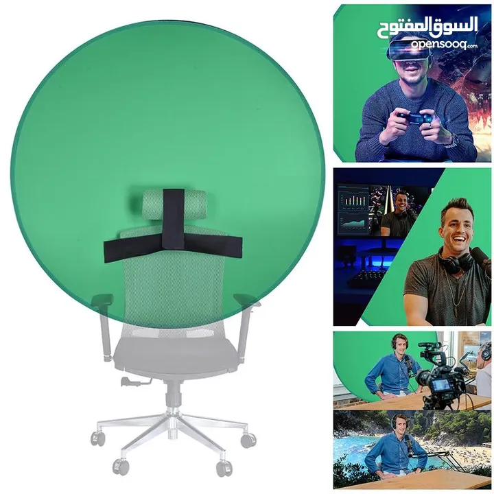 كروما دائري منتج رهيب ورائع وسهل التركيب  للتصوير والبث المباشر Portable Round Background  142cm