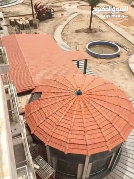 تركيب قرميد موديلات حديثه بمواصفات هندسيه