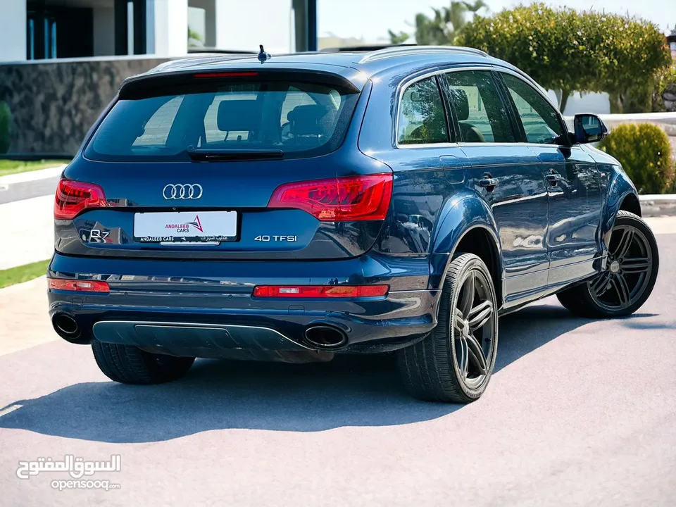 AED 10,50 PM  AUDI Q7  S-LINE 3.0  SUPERCHARGED FULL OPTION  GCC  0% DOWNPAYMENT