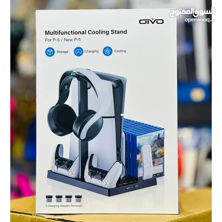 Oivo Multifunctional Cooling Stand Ps5 - شاحن و مبرد لسوني 5 !