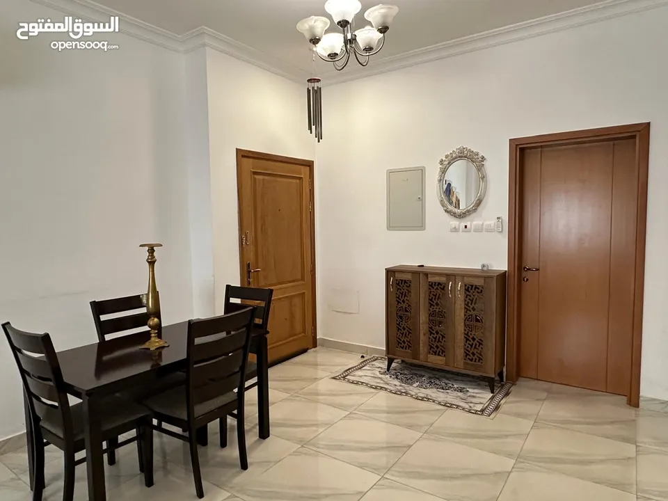 2BHK 2 Bathroom Furnished Quiet Apartment in Al Rowdha Building, Qurum. (REF: MU072402QU)