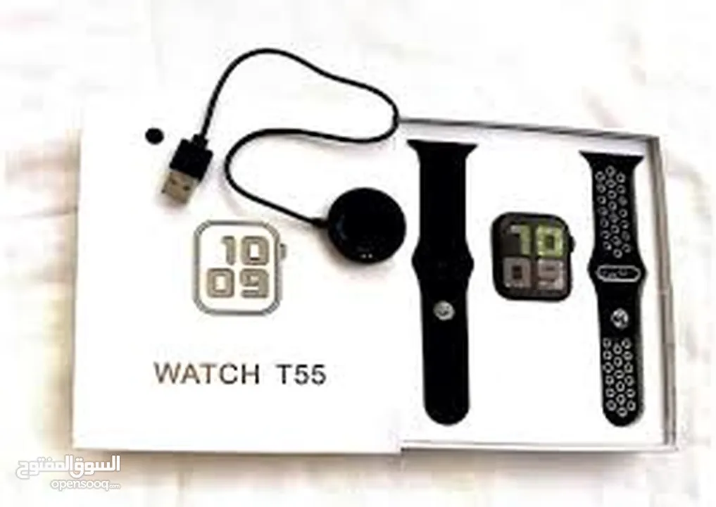 ساعة ذكية WATCH T55 شاشة تتش اقتران بالهاتف