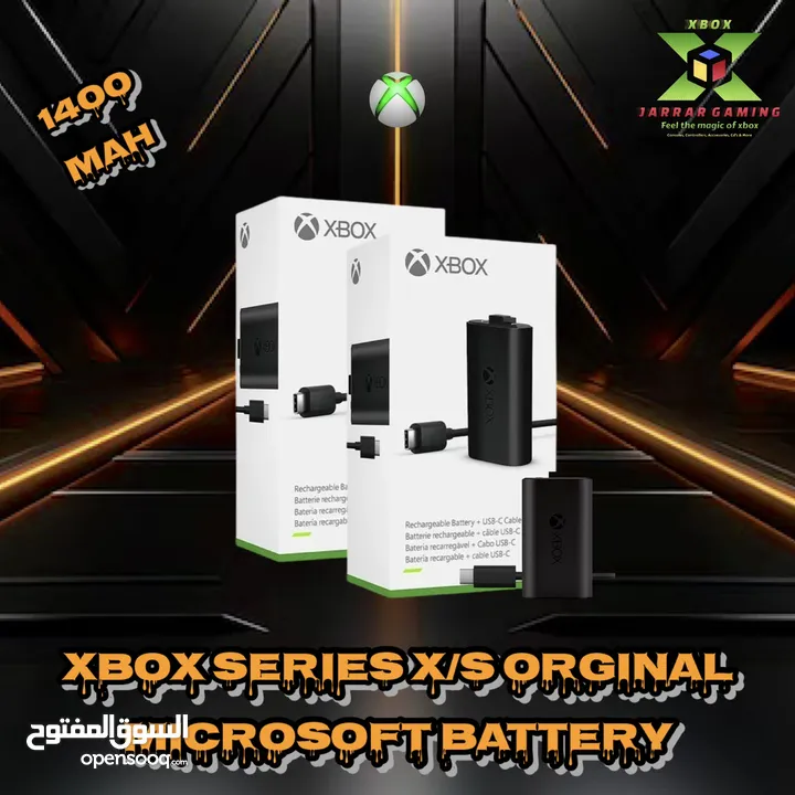 Orginal xbox series & ons battery charger بطاريات شحن الاصليه من مايكروسوفت لايادي الاكس بوكس