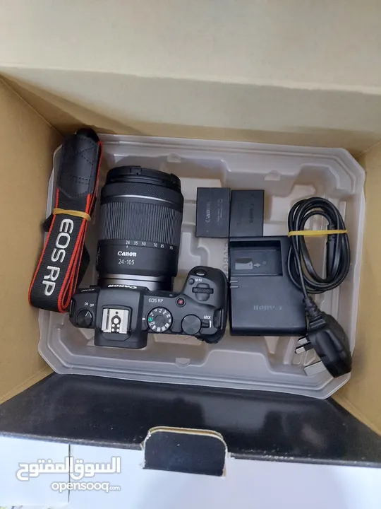 موجود للبيع كاميرا canon Rp+ عدسة 105_24  الكاميرا وكالة نظيفة جدا استخدام مرتين،بجميع اغراضها
