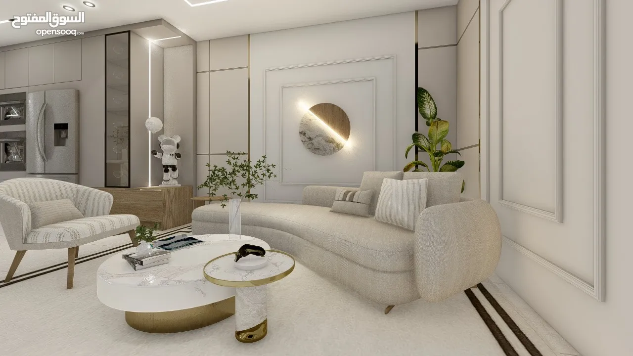 تصميم داخلي منازل و مكاتب و عيادات و محال تجاريه و حدائق تصميم و تنفيذ بافخم التصاميم المميزه