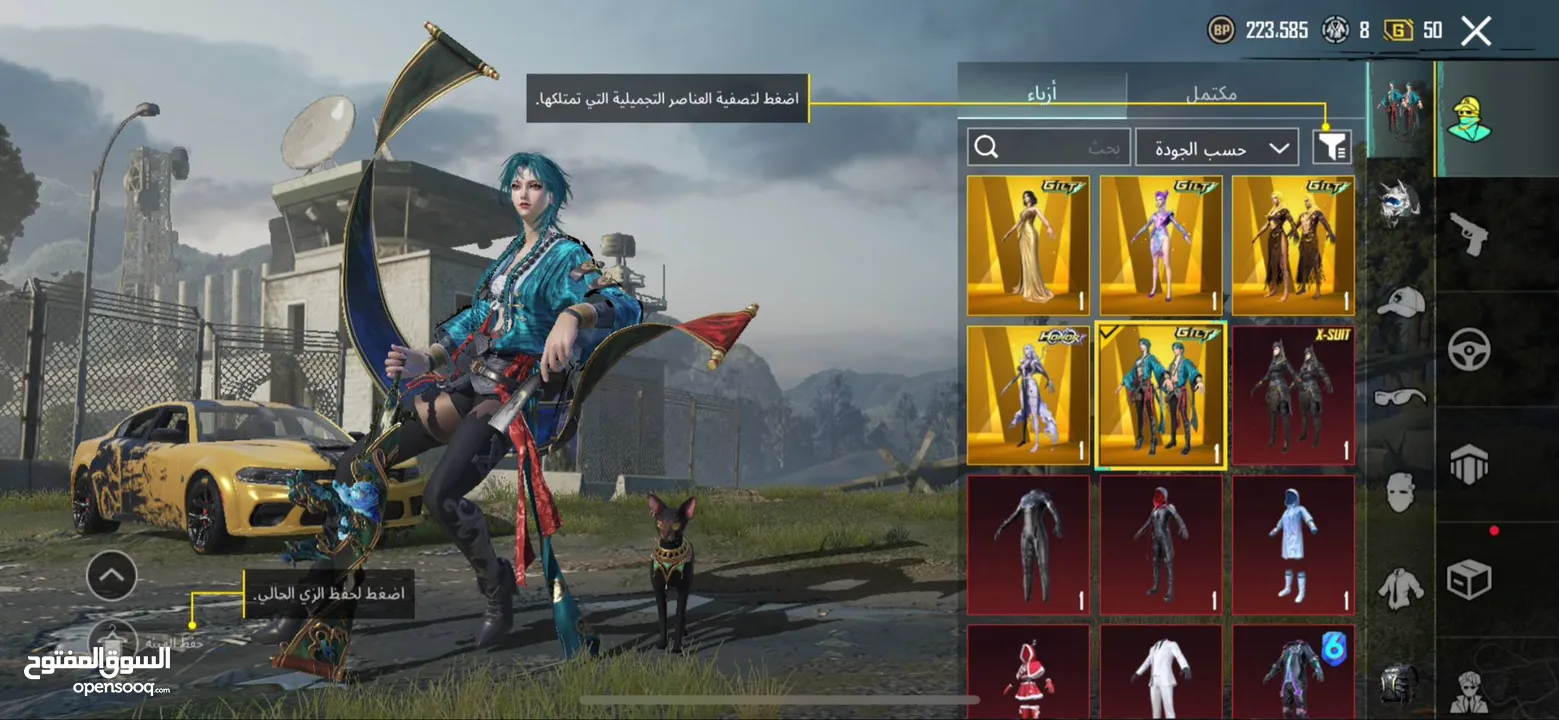 حساب ببجي للبيع