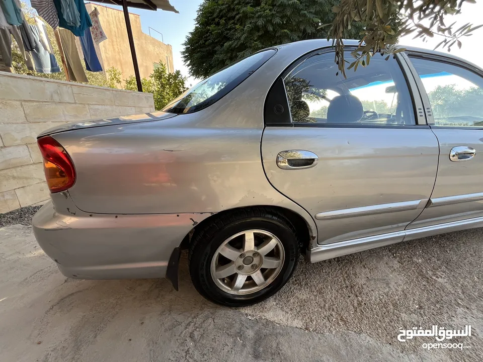 كيا سبكترا 2001 Mr اعلى صنف جير عادي للبيع  مرخصة سنة كاملة ماتور 1500cc  كوشوك جديد