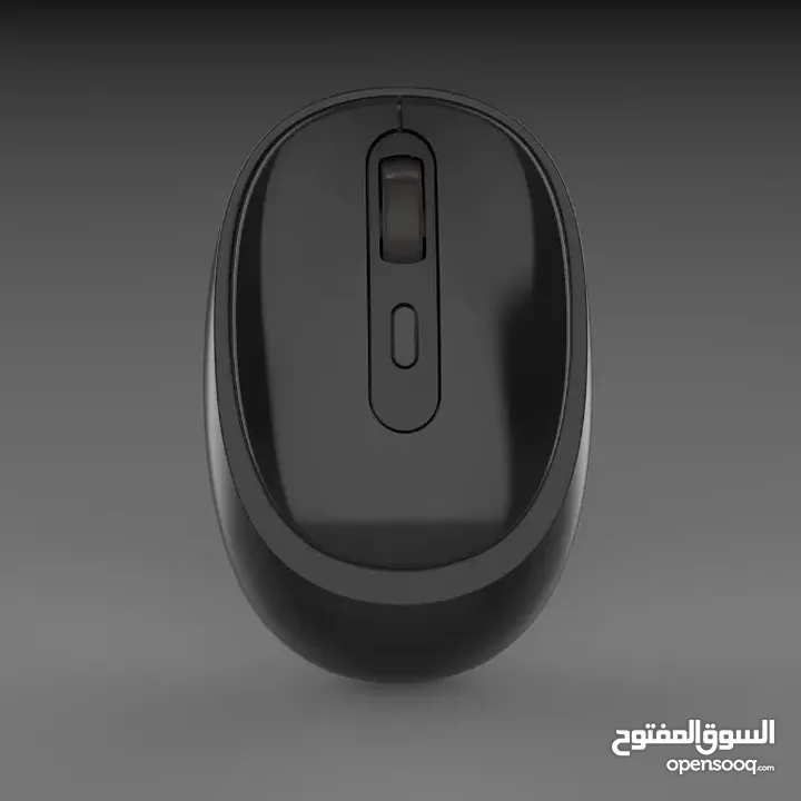 مجموعة لوحة المفاتيح والماوس اللاسلكية porodo DUAL MODE WIRELESS KEYBOARD MOUSE SET (PD-W24KBPTM-BK)