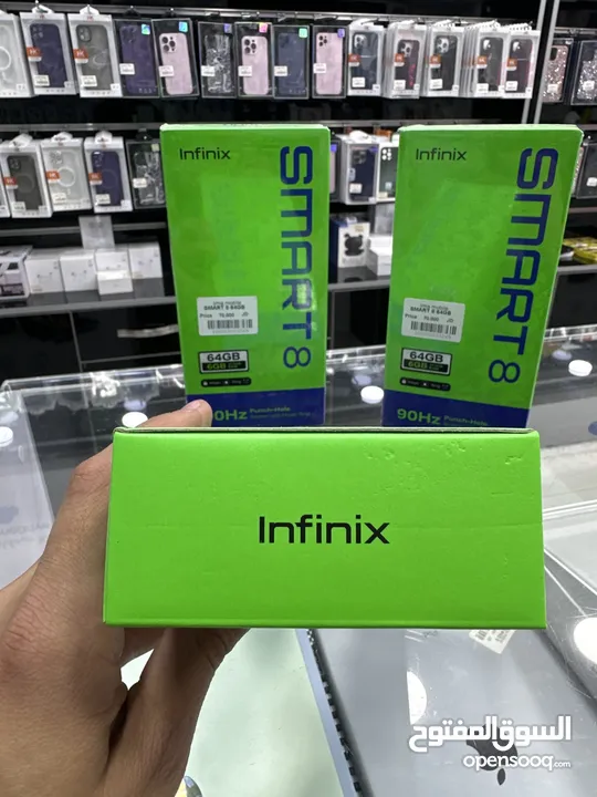 Infinix smart 8 (64GB)  انفنكس سمارت 8