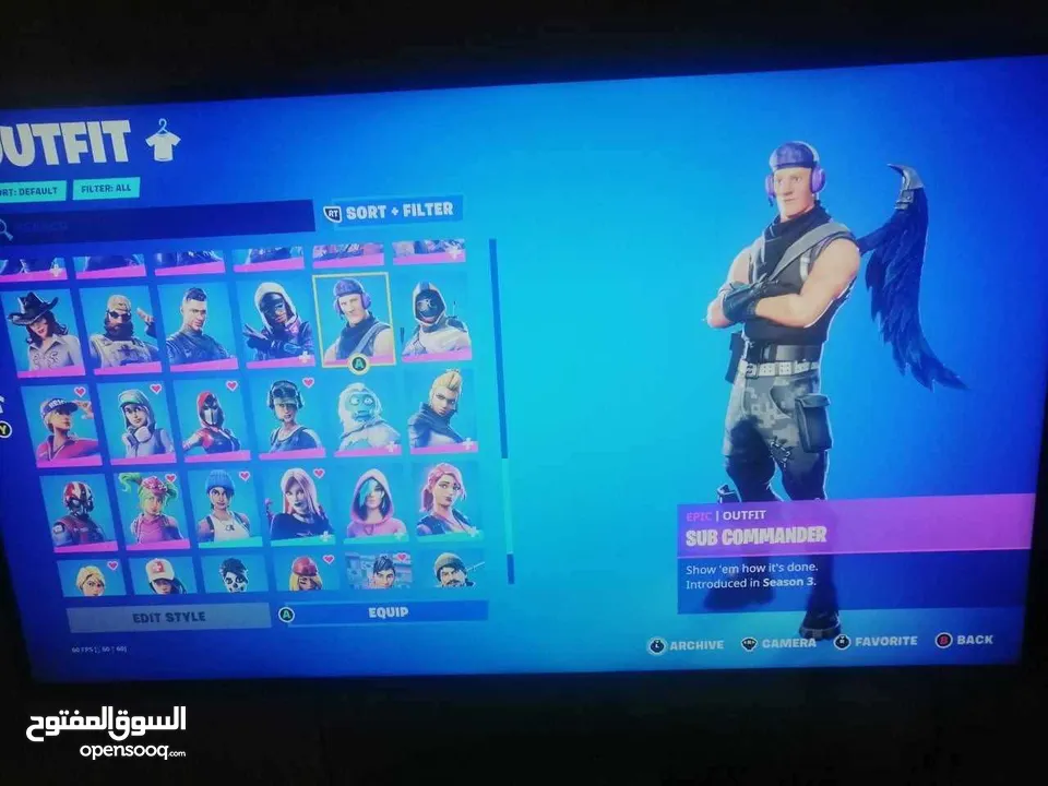 فورت نايت حساب قوي وقديم من بدايا العبه