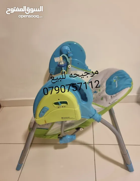 أغراض بيبي للبيع شبه جديده