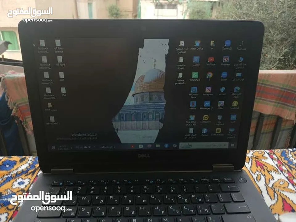 لاب توب معالج 17 جيل السادس رام 16 256 ssd وشاشة 14 انش