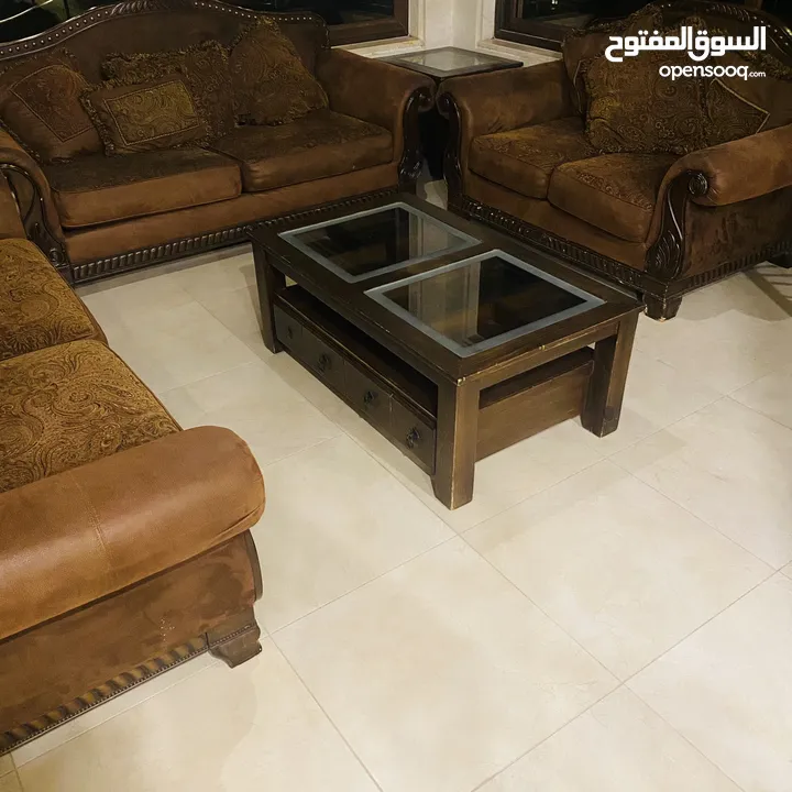 طقم كنب امريكي نوع ASHELY مستعمل للبيع