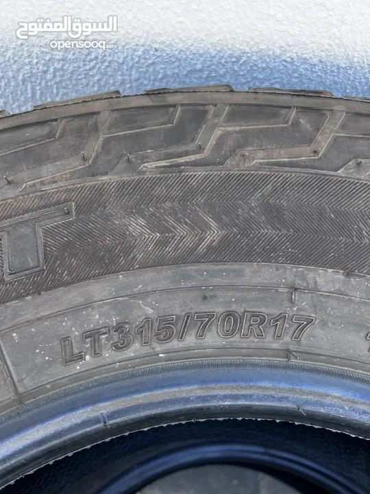 اطارات ريدانز مقاس 315/70R17