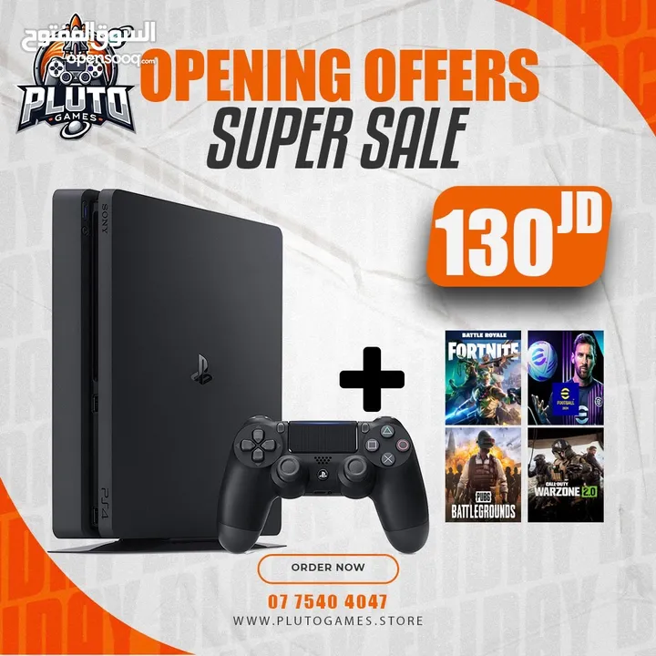 Ps4. بلايستيشن. بلايستيشن 4. PlayStation. بلايستيشن للبيع. Ps4 fat. Ps4 slim.  كل الاجهزه مكفوله سنه
