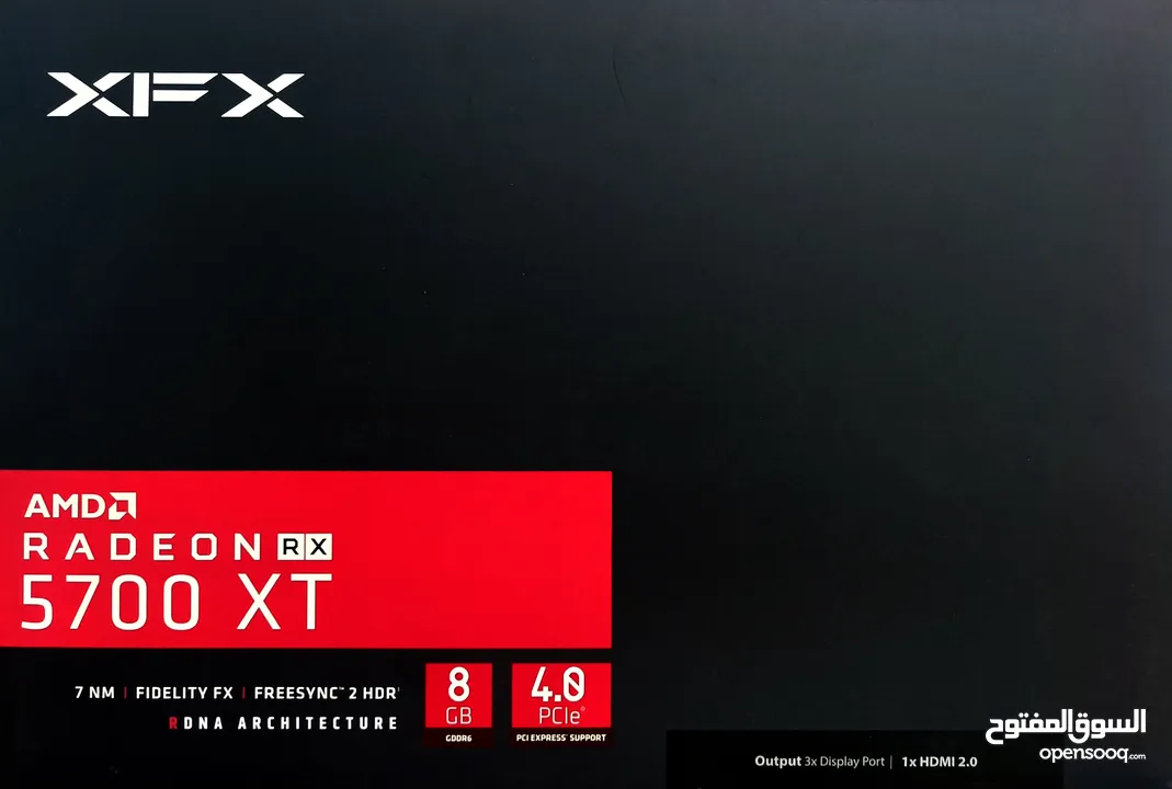 كرت شاشة AMD Radeon Rx 5700 xt جديد  السعر قابل للتفاوض