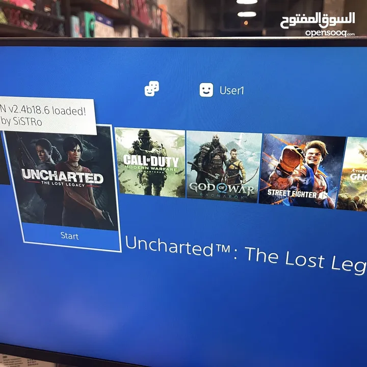 بلاستيشن فور سليم مهكر مع افخم 18 لعبة خرافية و ايدتين أصليات و كامل الكوابل بسعر 950 شيكل فقط