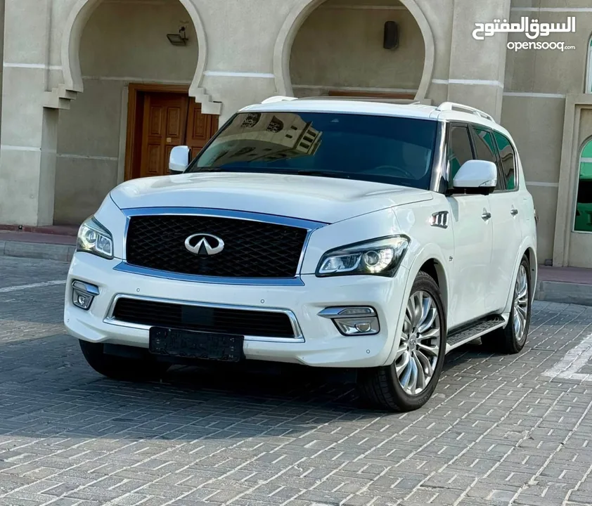 انفنتي QX80 خليجي  استخدام مالك اول  2017