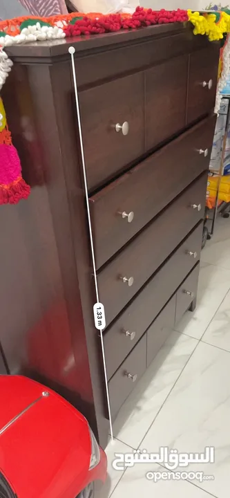 5 draws shelf store