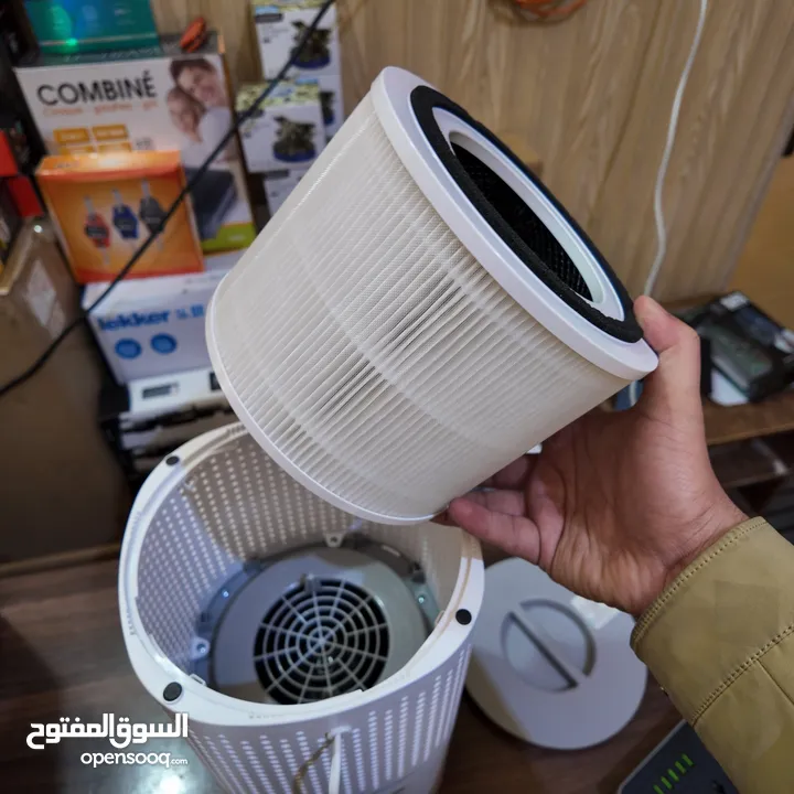 جهاز التنقية CalmDo AP002 HEPA الأقوى في العالم بخاصية تنظيف الفلتر لاعناء بعد اليوم
