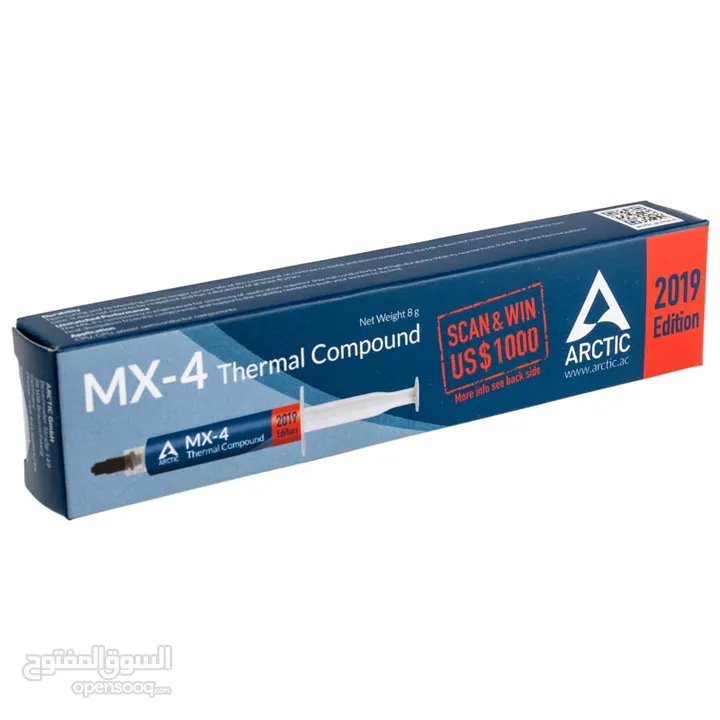 معجونة تبريد حراري اصلي للمعالجات و كروت الشاشه ARCTIC MX-4 Thermal Grease For CPU or GPU (4.0G)