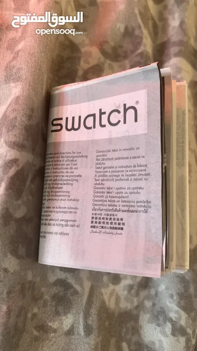 ساعه swatch اصليه للبيع بنصف سعر الجديده