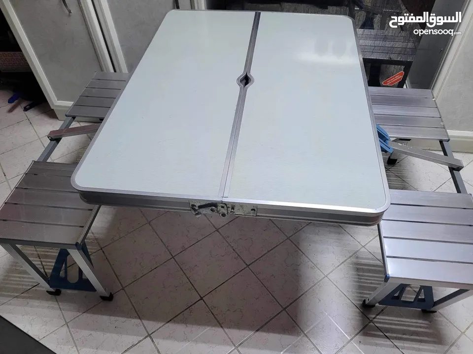 طاولة الألمنيوم قابلة للطي Aluminum folding table