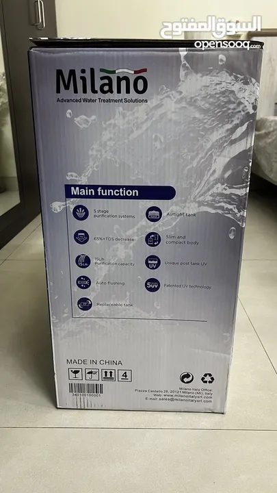 Brand New Milano Water Purifier