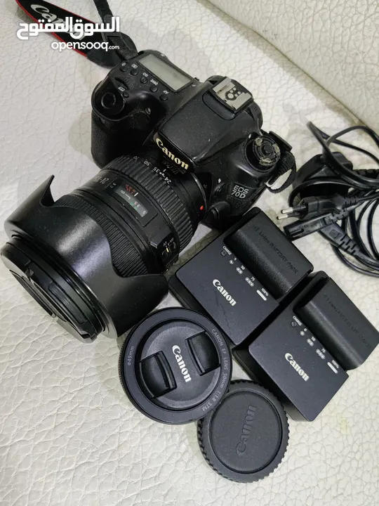 Canon 70D with equipment