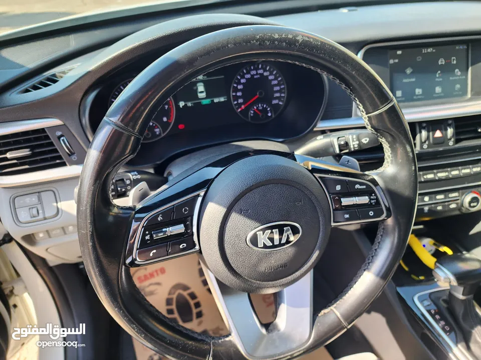 Kia Optima 2018 — لون أبيض لؤلؤي تحفة