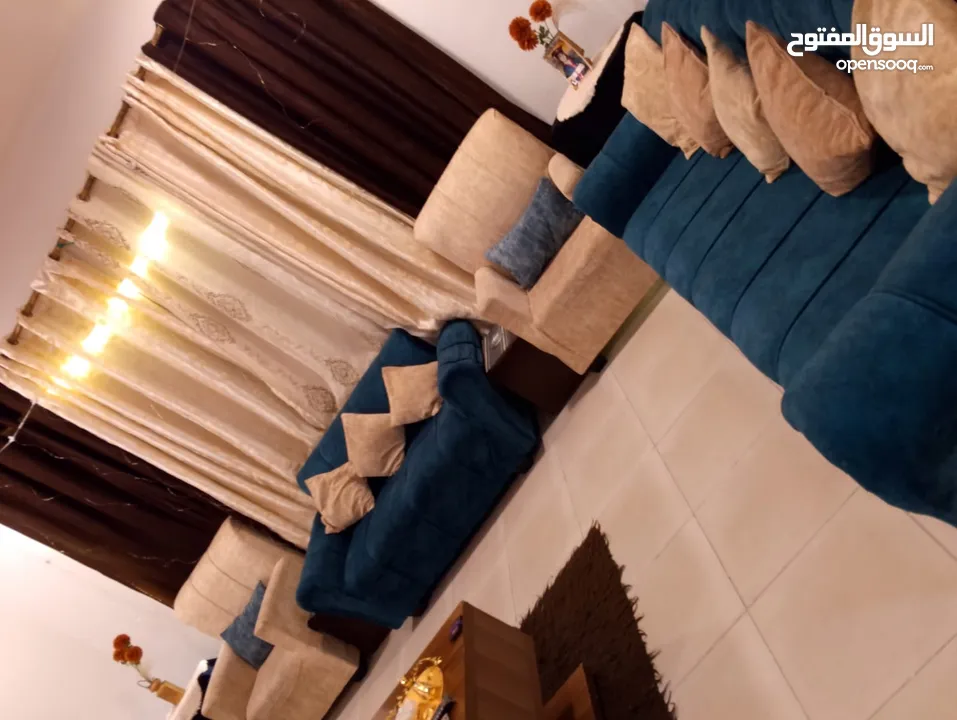 طقم كنب مستعمل  بسعر حرق